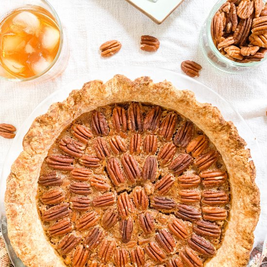 Maple Bourbon Pecan Pie