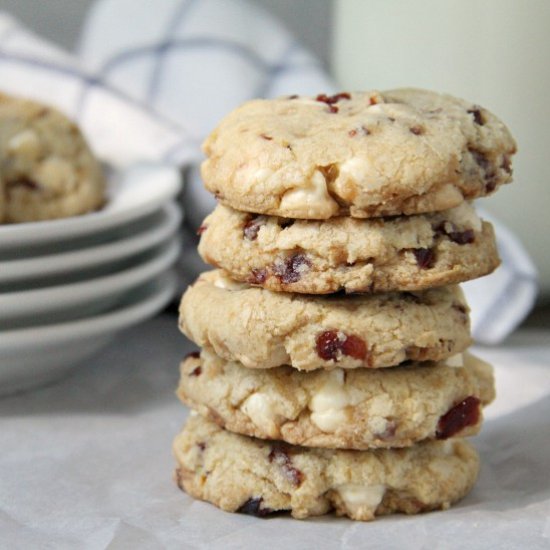 White Chocolate Cranberry Cookies