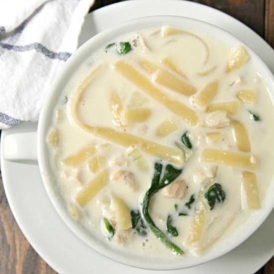 Chicken Alfredo Soup