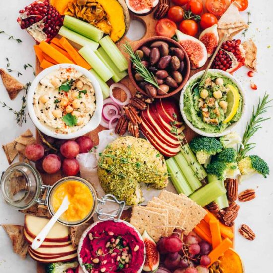 Ultimate Hummus Appetizer Platter