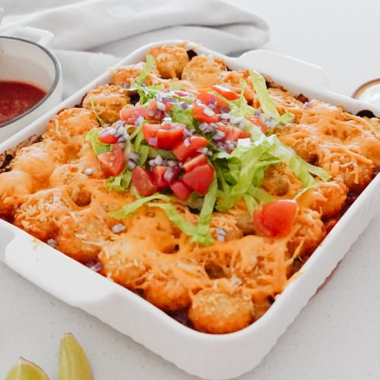 Taco Tot Casserole