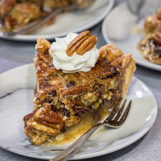 Chocolate Bourbon Pecan Pie