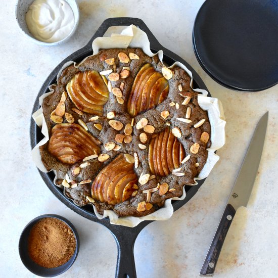 Buckwheat & Pear Spice Cake