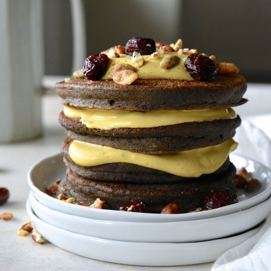 Buckwheat Pumpkin Pancakes