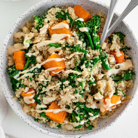 Butternut Squash Quinoa Bowls