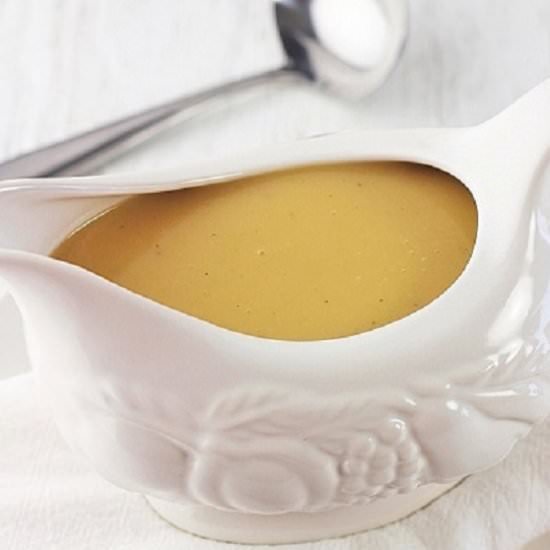 make-ahead turkey wing gravy