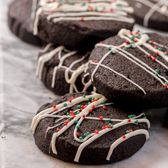 Chocolate Shortbread Cookies