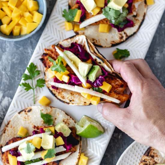 Easy Grilled Chili-Lime Fish Tacos