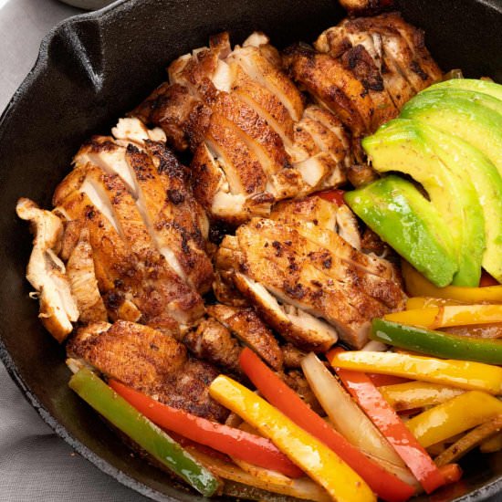 Healthy Chicken Fajitas Recipe