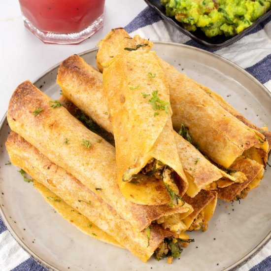 Baked Chicken Taquitos Recipe