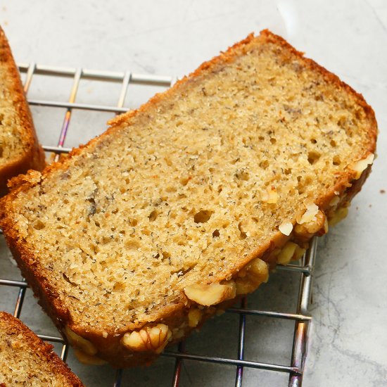 Eggless Banana Bread