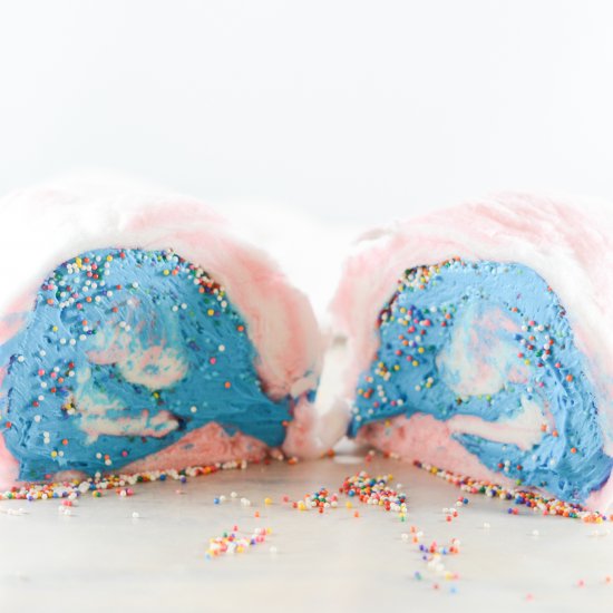 DIY Cotton Candy Burrito