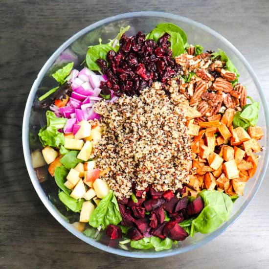 Roasted Potato and Beetroot Salad