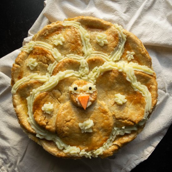 Thanksgiving Leftover Gobbler Pie