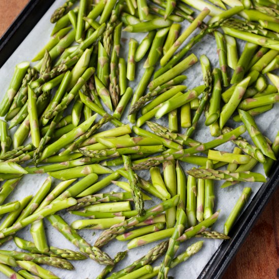 Soy/Coconut Roasted Asparagus