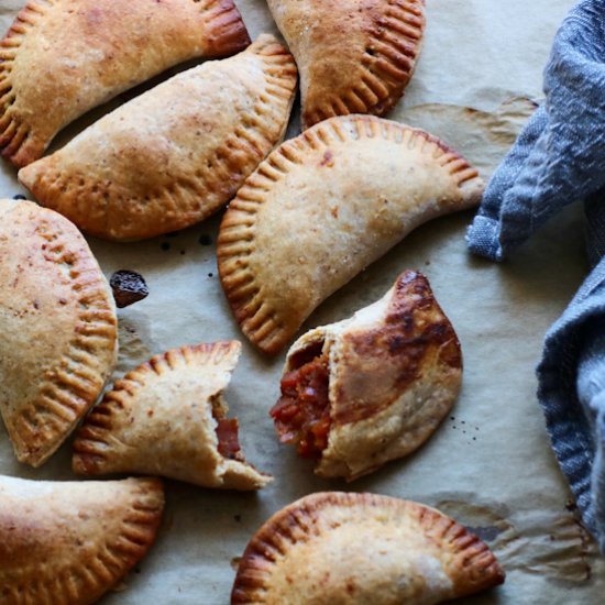 Squash and Country Ham Hand Pies