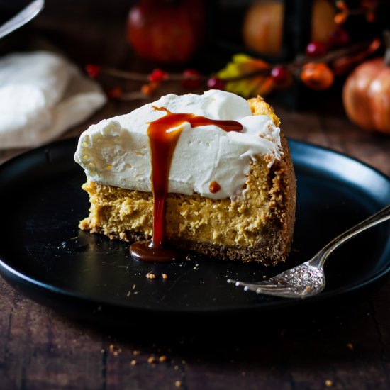 Pumpkin cheesecake