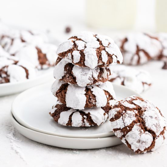 Chocolate Crinkle Cookies