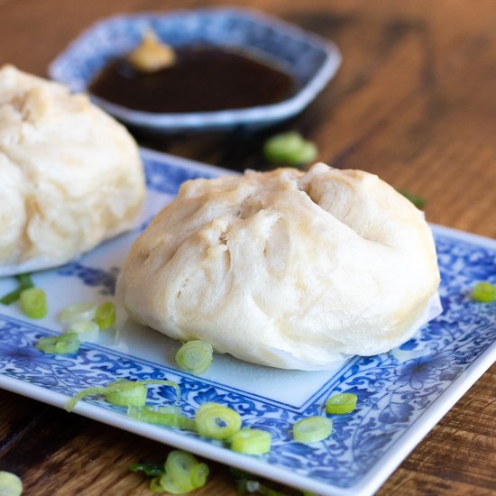 Easy Japanese steamed pork buns