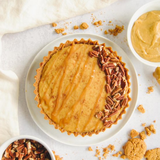 No Bake Pumpkin Ginger Tart