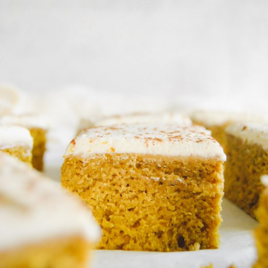 Chai Spiced Pumpkin Bars