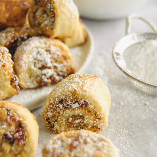 Cranberry Walnut Orange Rugelach