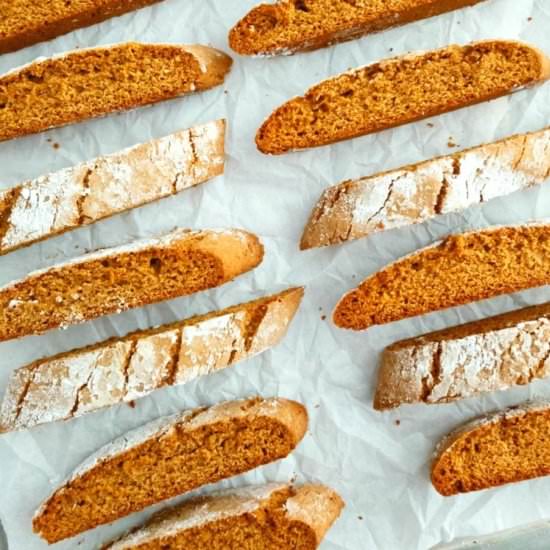 Gingerbread Biscotti