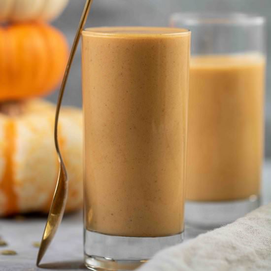 Healthy pumpkin smoothie