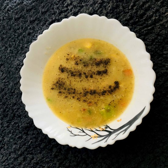 HOW TO MAKE SWEET CORN VEG SOUP