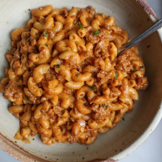 vegan hamburger helper