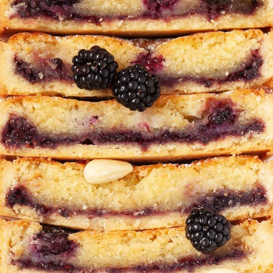 Blackberry Frangipane tart