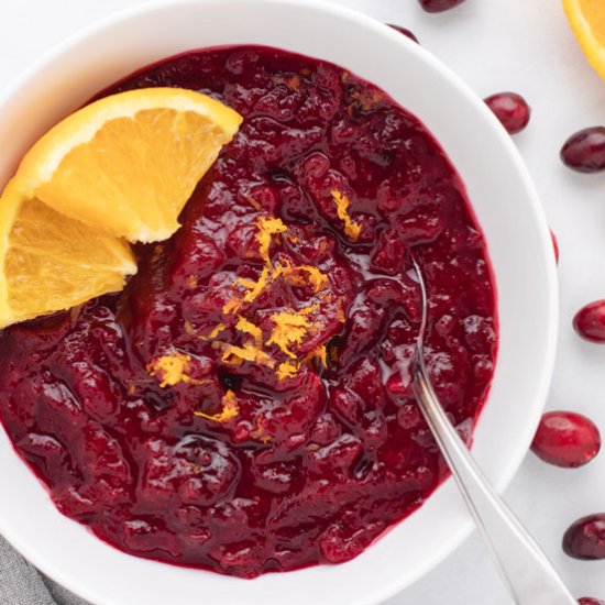 Orange Cranberry Sauce