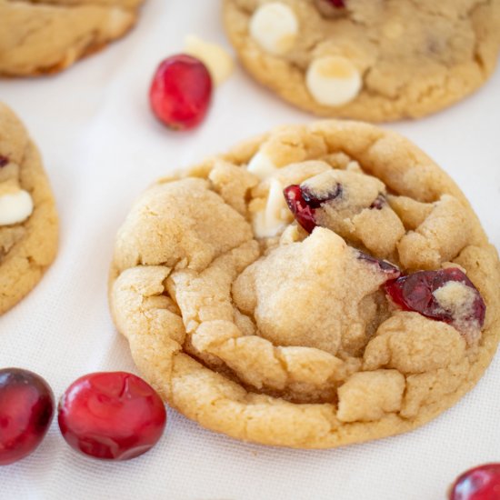 White Chocolate Cranberry Cookies