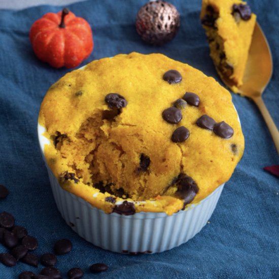 Vegan Mug Cake with Pumpkin