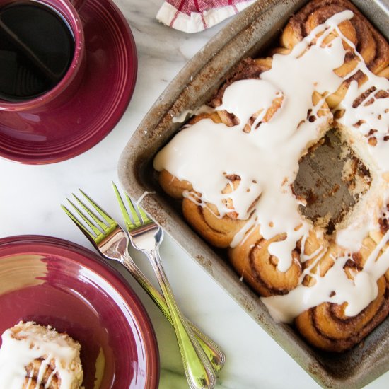 Mashed Potato Cinnamon Rolls