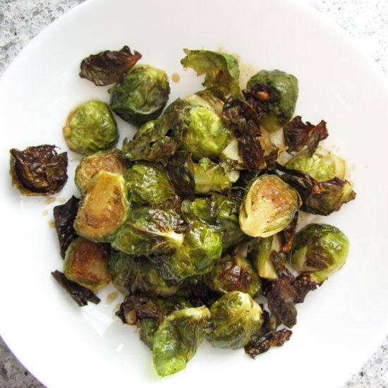 Maple Balsamic Brussels Sprouts