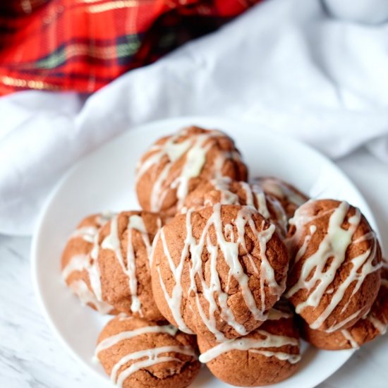 Chocolate Eggnog Drop Cookies