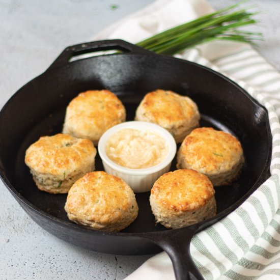 Cheddar Chive Buttermilk Biscuits