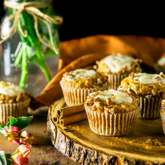 Sweet Potato Muffin W/ Cream Cheese