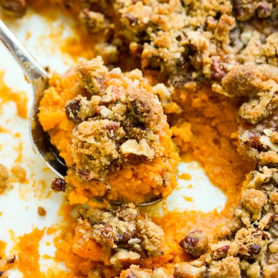 Sweet Potato Casserole with Pecans