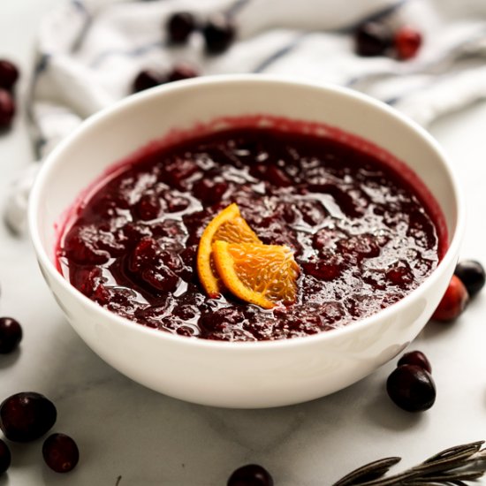 Homemade Cranberry Sauce