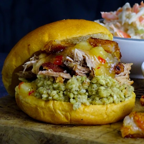 Pulled Pork with Spiced Apple Sauce