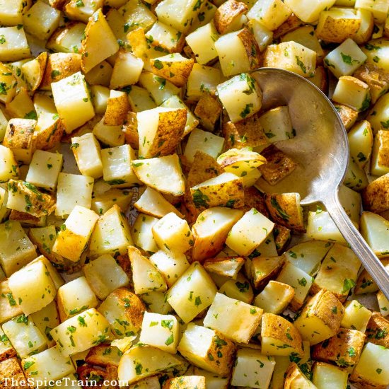 Roasted Lemon Basil Potatoes