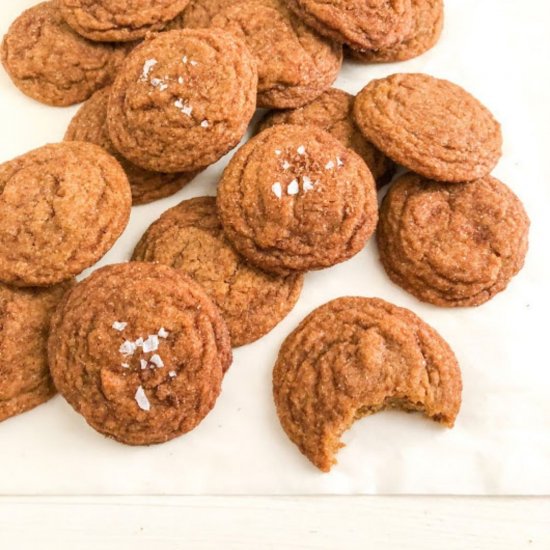 Chewy Brown Butter Pumpkin Cookies