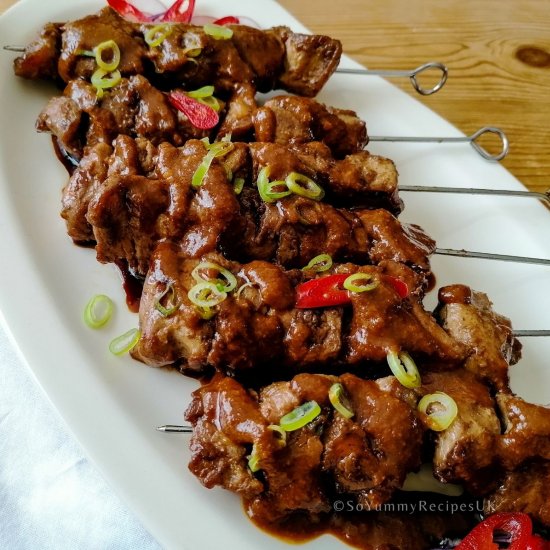 Sate Ayam -Indonesian Chicken Satay