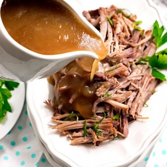 Instant Pot Pork Shoulder & Gravy