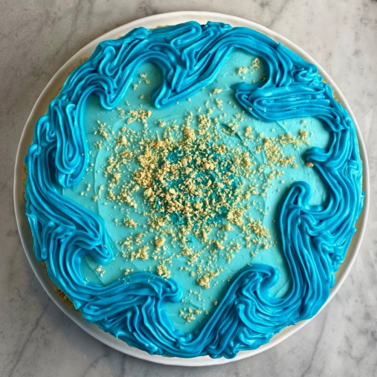 Wave Birthday Cake