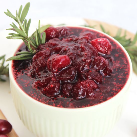 Cranberry Sauce with Brown Sugar