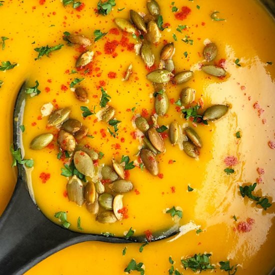 Curried Butternut Squash Soup