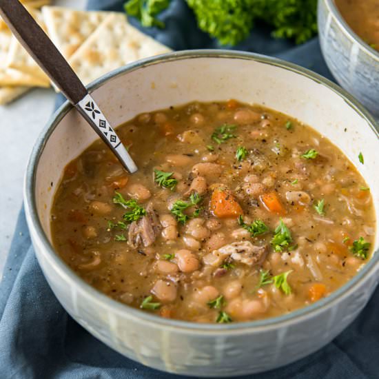 Instant Pot Navy Bean Soup